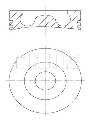 Поршень MAHLE ORIGINAL 039 PI 00113 000