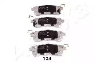 Комплект тормозных колодок ASHIKA 51-01-104