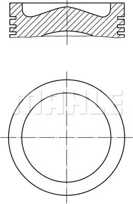Поршень MAHLE ORIGINAL 038 73 00