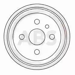Тормозный барабан A.B.S. 5128-S