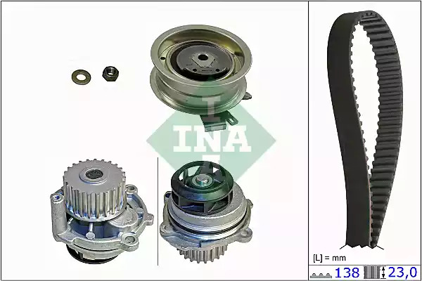 Комплект водяного насоса / зубчатого ремня INA 530 0171 31