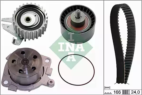 Комплект водяного насоса / зубчатого ремня INA 530 0226 30