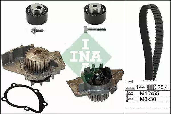 Комплект водяного насоса / зубчатого ремня INA 530 0235 30