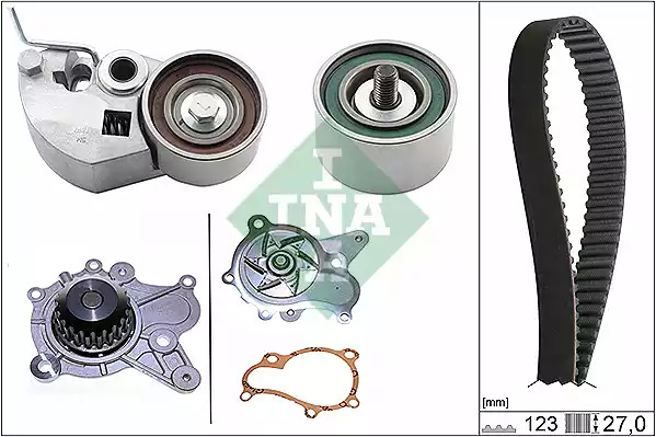 Комплект водяного насоса / зубчатого ремня INA 530 0542 31