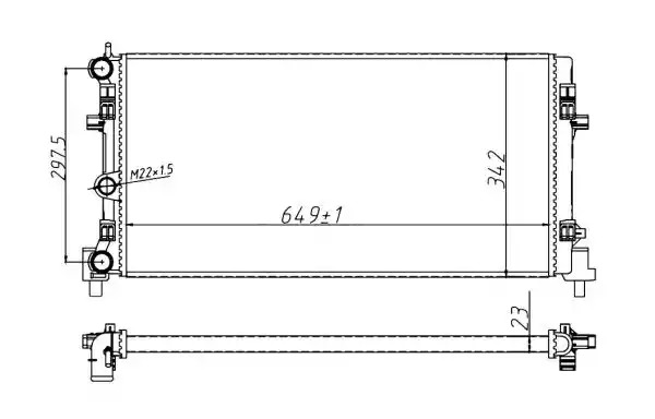 Теплообменник NRF 53024A