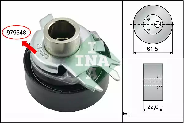 Ролик INA 531 0525 30