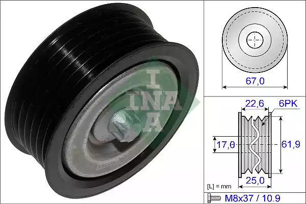 Ролик INA 532 0526 10