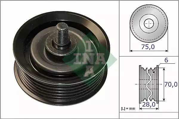 Ролик INA 532 0744 10