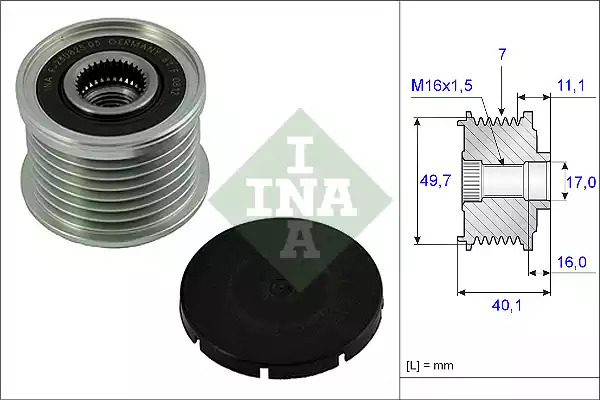 Механизм свободного хода INA 535 0021 10