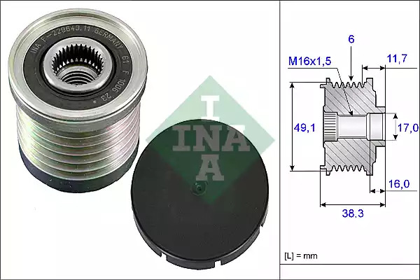 Механизм свободного хода INA 535 0030 10