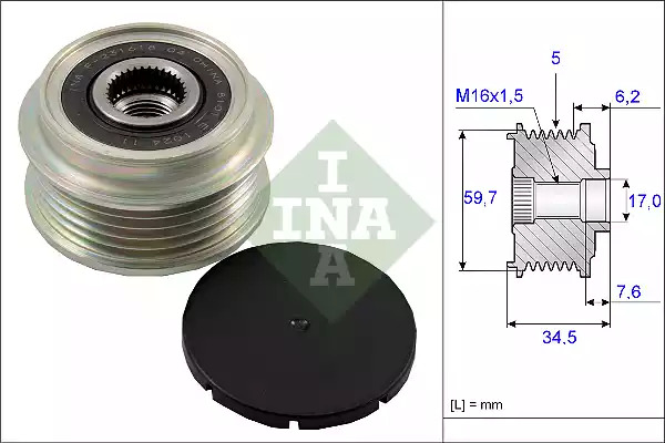 Механизм свободного хода INA 535 0034 10