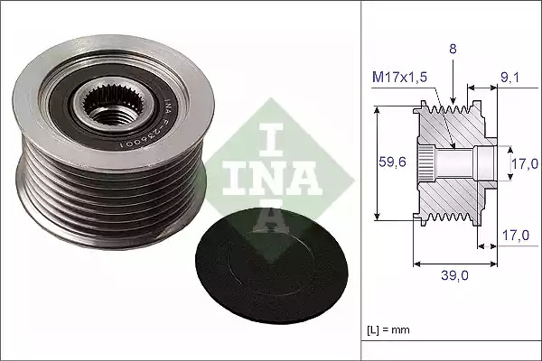 Механизм свободного хода INA 535 0049 10