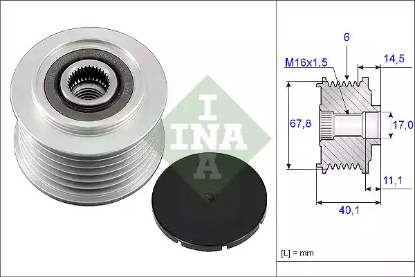 Механизм свободного хода INA 535 0052 10