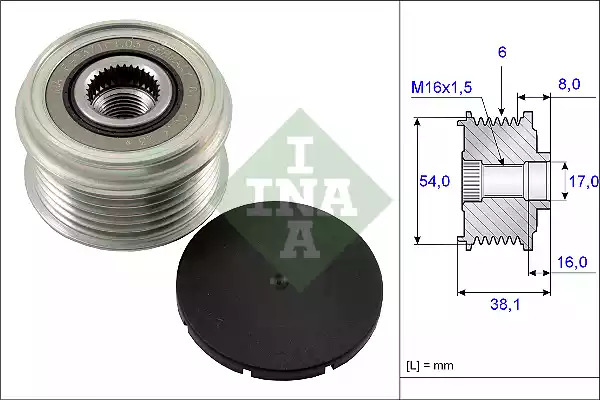 Механизм свободного хода INA 535 0063 10