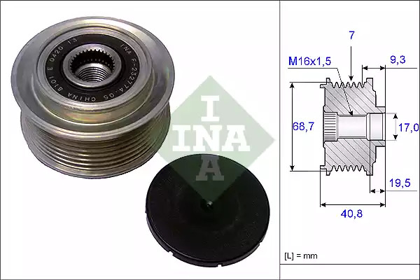 Механизм свободного хода INA 535 0079 10