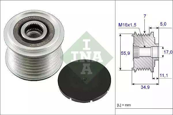 Механизм свободного хода INA 535 0083 10