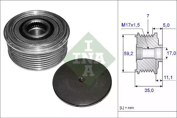 Механизм свободного хода INA 535 0087 10