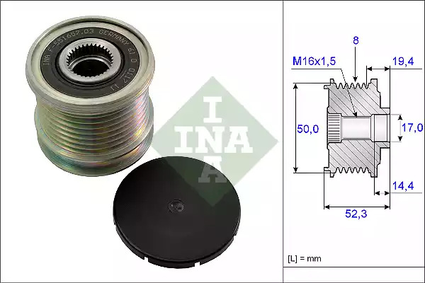 Механизм свободного хода INA 535 0111 10