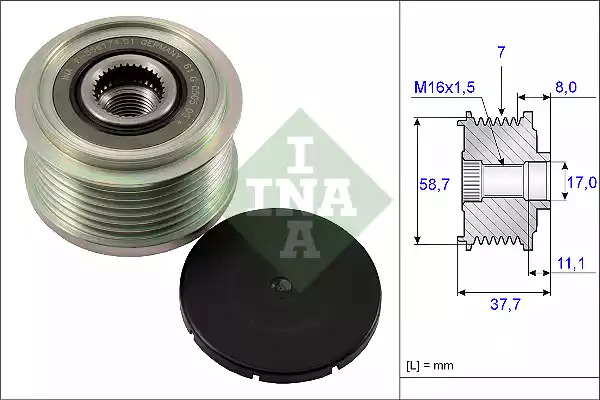 Механизм свободного хода INA 535 0128 10