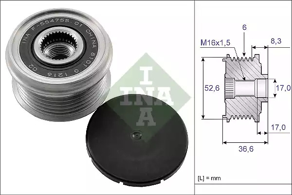 Механизм свободного хода INA 535 0137 10