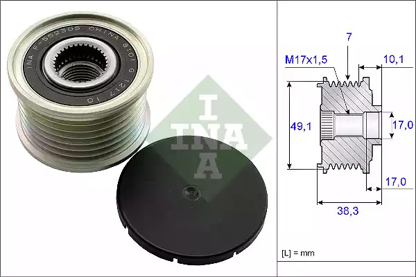 Механизм свободного хода INA 535 0153 10