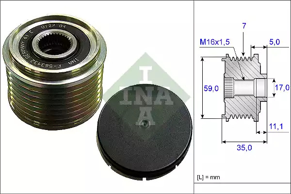 Механизм свободного хода INA 535 0159 10