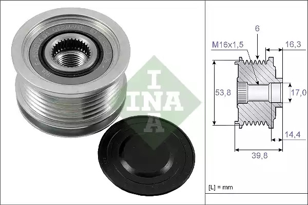 Механизм свободного хода INA 535 0170 10