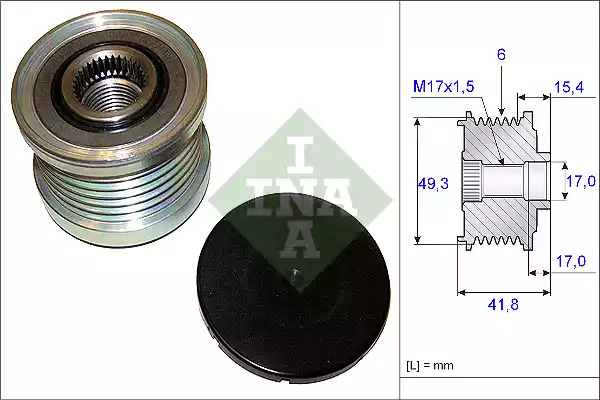 Механизм свободного хода INA 535 0193 10