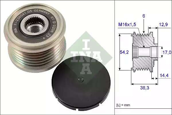 Механизм свободного хода INA 535 0194 10