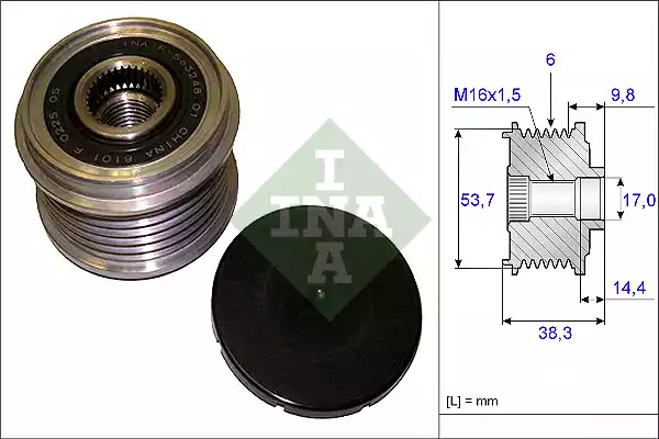 Механизм свободного хода INA 535 0203 10