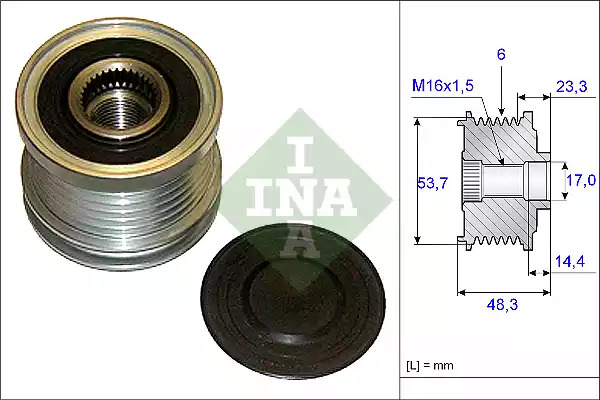 Механизм свободного хода INA 535 0204 10