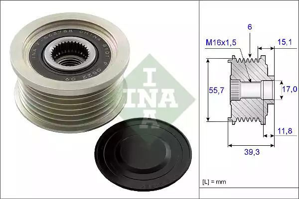 Механизм свободного хода INA 535 0249 10