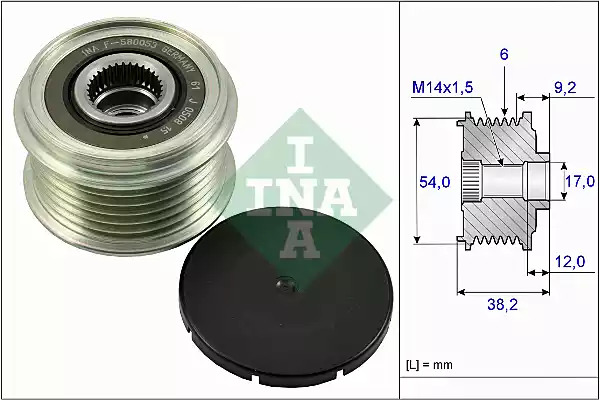 Механизм свободного хода INA 535 0263 10