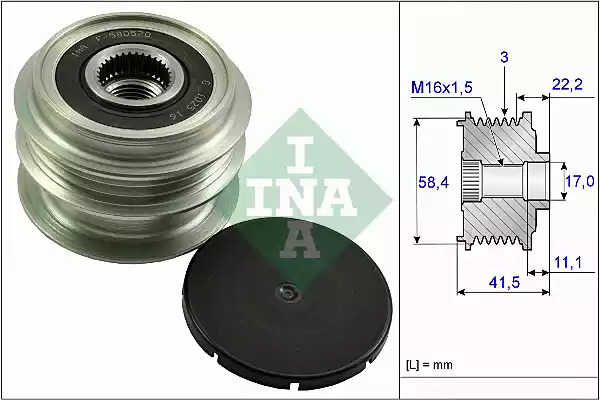 Механизм свободного хода INA 535 0269 10