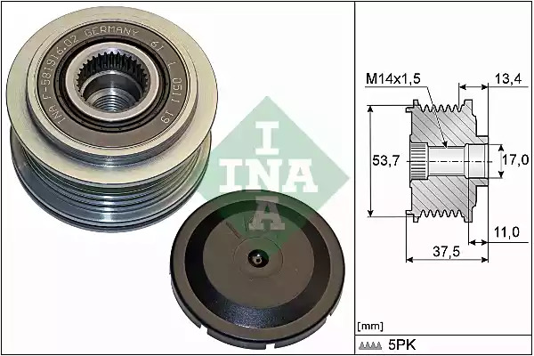 Механизм свободного хода INA 535 0278 10