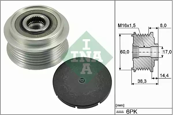 Механизм свободного хода INA 535 0289 10