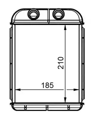 Теплообменник NRF 53668