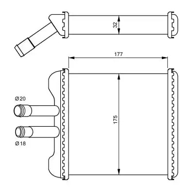 Теплообменник NRF 54237