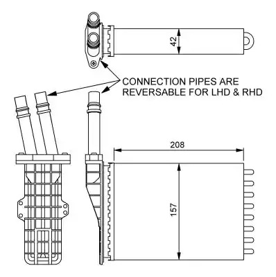 Теплообменник NRF 54245