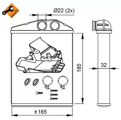 Теплообменник NRF 54275