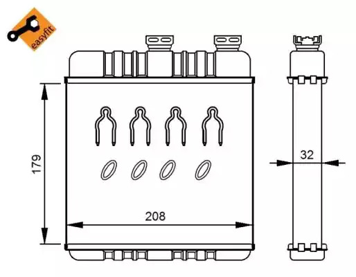 Теплообменник NRF 54279