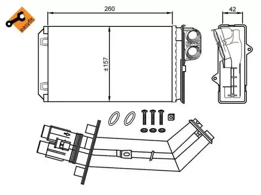 Теплообменник NRF 54280