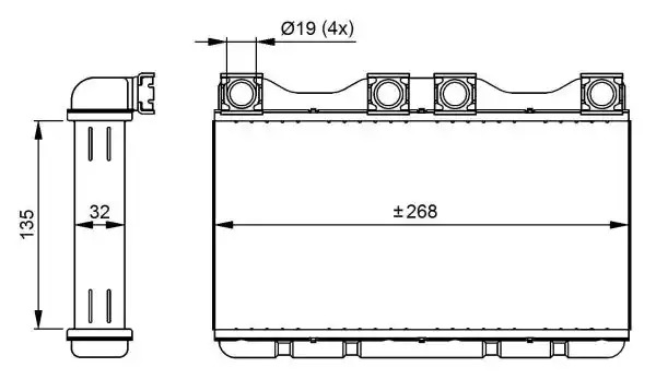 Теплообменник NRF 54283