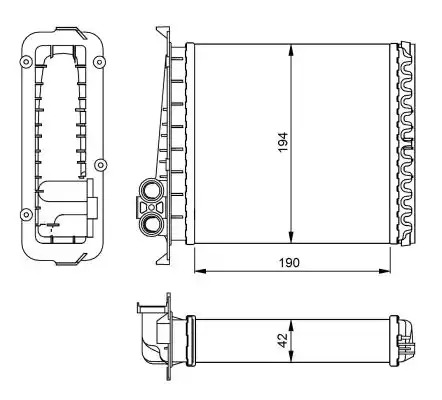 Теплообменник NRF 54284