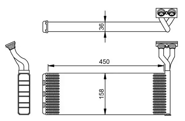 Теплообменник NRF 54285