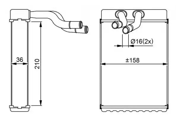 Теплообменник NRF 54289