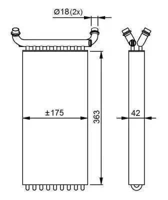 Теплообменник NRF 54293