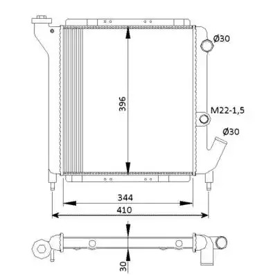 Теплообменник NRF 54641