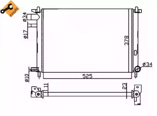 Теплообменник NRF 54667