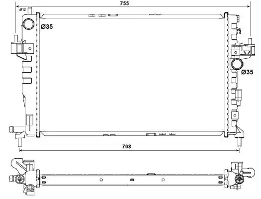 Теплообменник NRF 54753